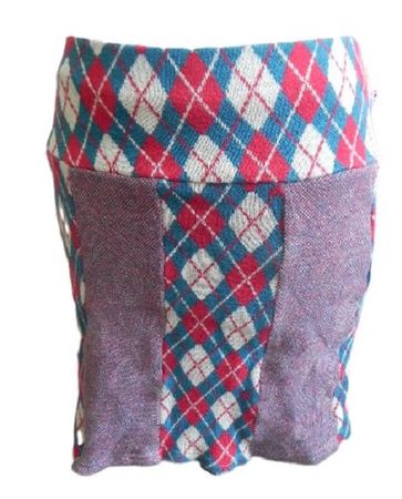 Gr. 34 36 BLUTSGESCHWISTER Rock dehnbar Bund-->35-45cm L43cm