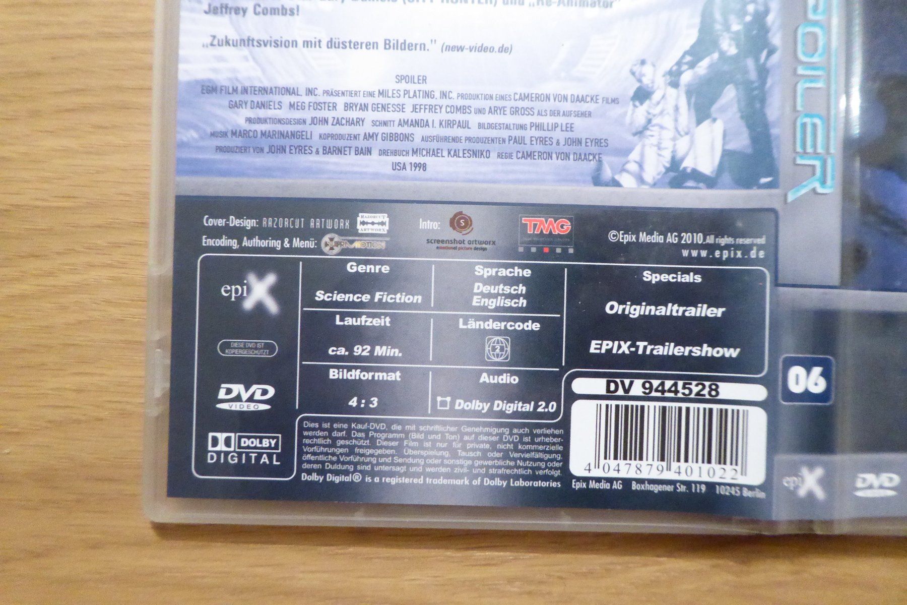 Tutti i DVDs: DVD Spoiler Verdammt im Eis Twilight Classics 06 – Usato da Allschwil venduto da Summelsarium 2