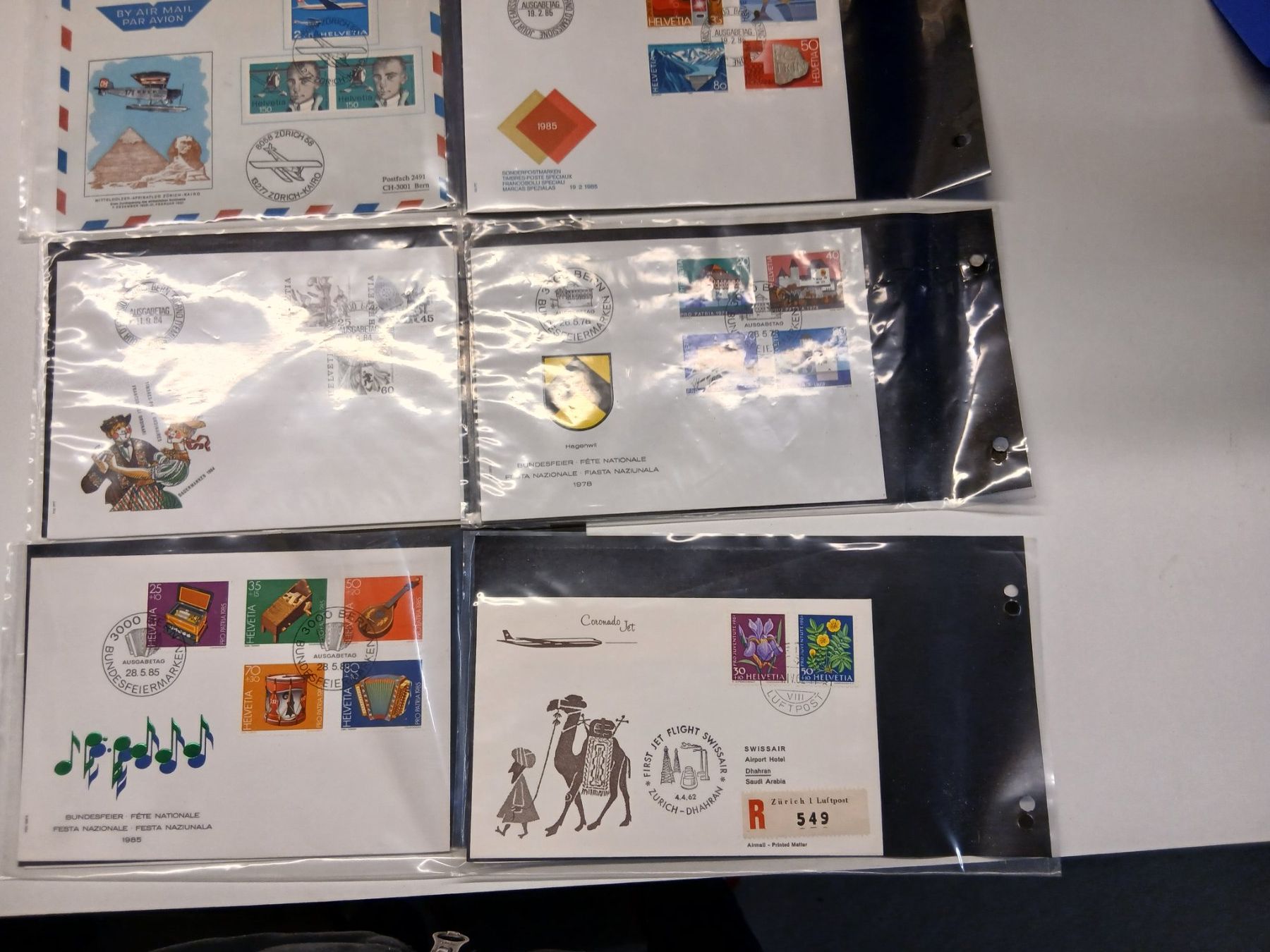 Alle Briefmarken: Briefmarken Ersttagsbriefe Sammlung Schweiz & International – Gebraucht aus Sonnental von maec69