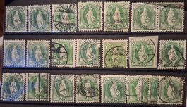 lot Stehende Helvetia 23Stk. div