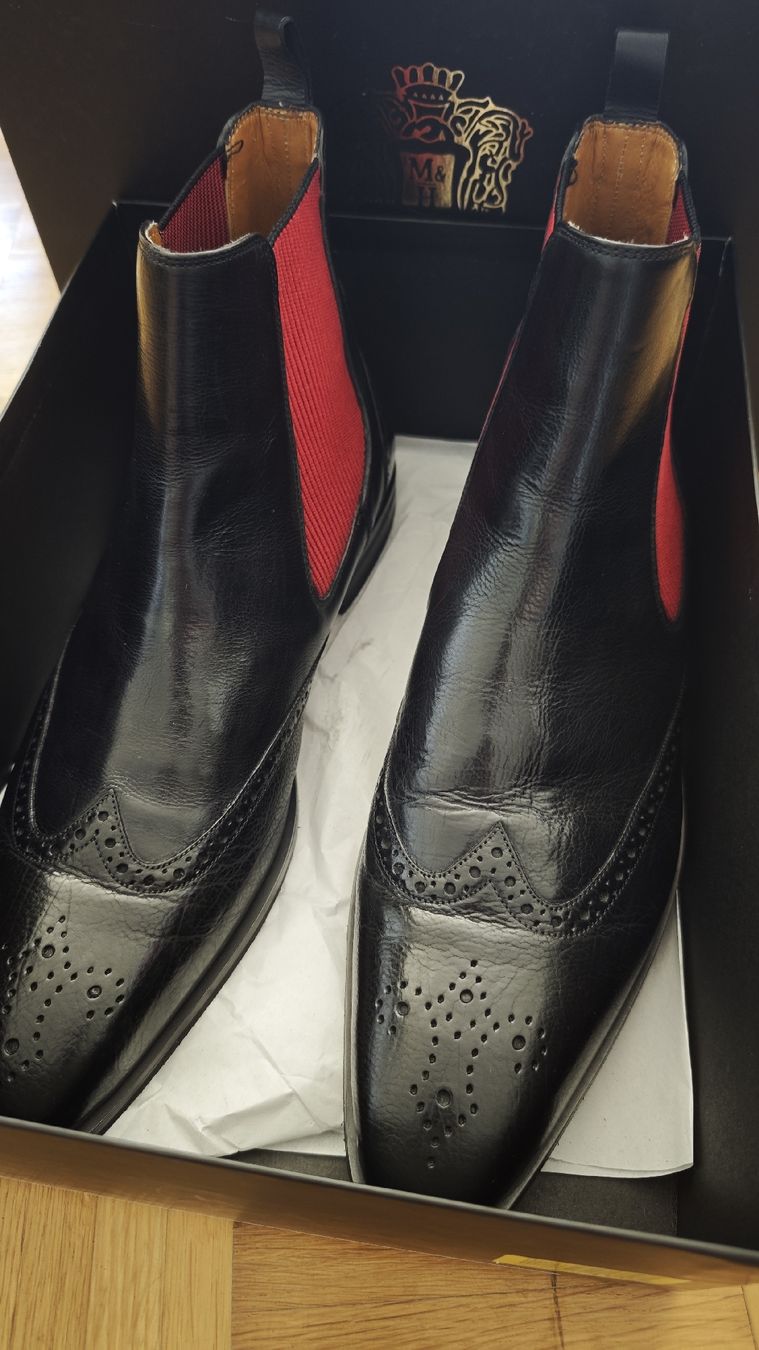 Hamilton Scarpe da uomo: Melvin & Hamilton Gr. 47 Remo Black / Modica Black – Nuovo e nell'imballaggio originale da Erlenbach ZH venduto da estoobad 2