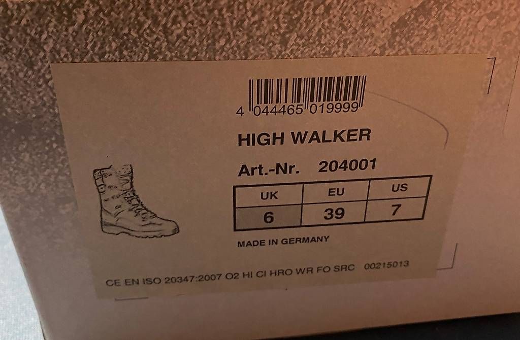 Herrenschuhe: HAIX Stiefel Black Eagle High Walker – Neu und originalverpackt aus Günsberg von Peso1 4