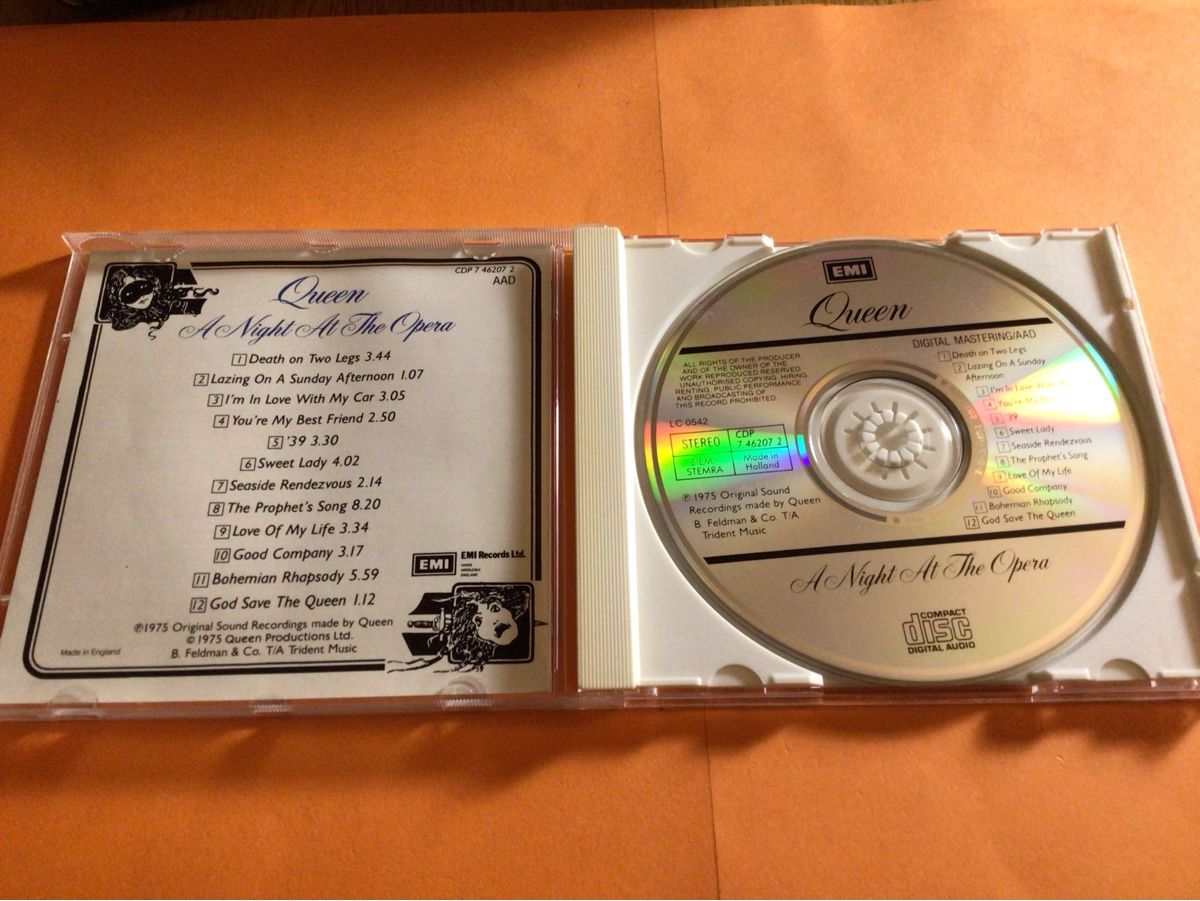 CDs: Queen - A Night At The Opera (CD)1975 – Gebraucht aus Steinach von  1