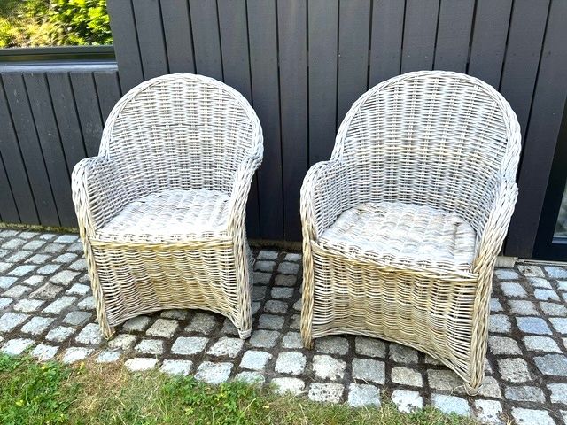 Sessel: Rattan Gartensessel - 2 Stück im Set – Gebraucht aus Burg im Leimental von Anna_Wiener
