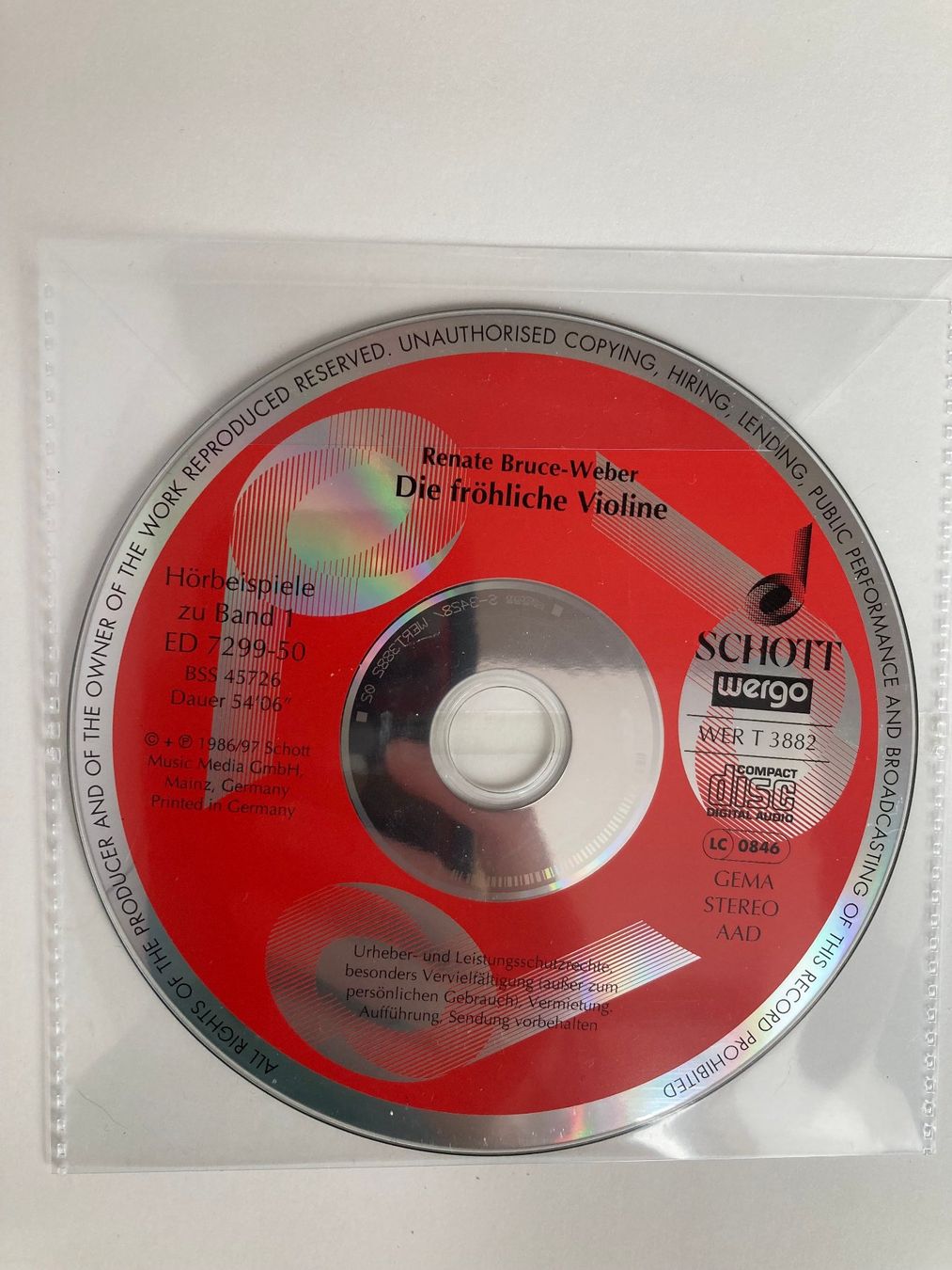 Bücher: Die fröhliche Violine Band 1 mit CD – Neu (gemäss Beschreibung) aus Gossau ZH von Roli1 3