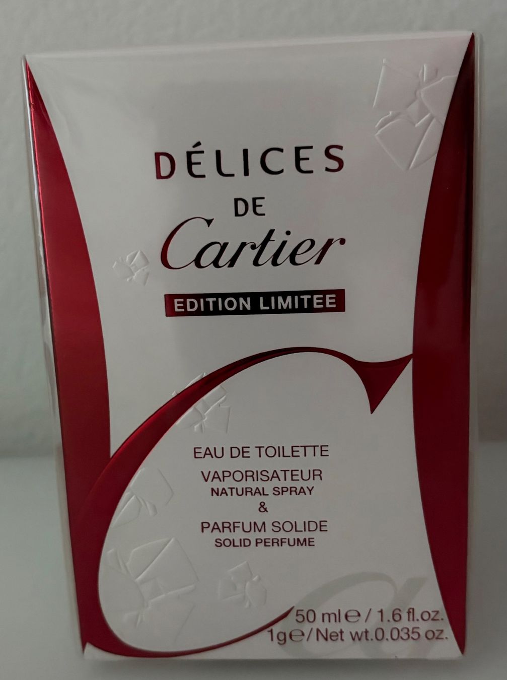 Cartier Profumi & Eau de Toilette: DELICES DE CARTIER EdT Vapo 50ml – Nuovo e nell'imballaggio originale da Benken ZH venduto da Teessino