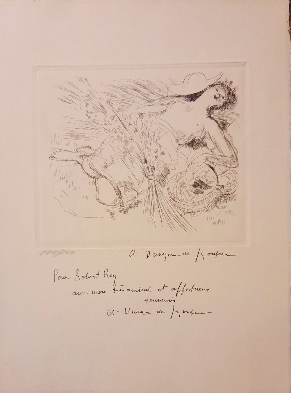 Gemälde: ANDRÉ DUNOYER DE SEGONZAG 1884 - 1974 – Gebraucht aus Genève von Enigme8