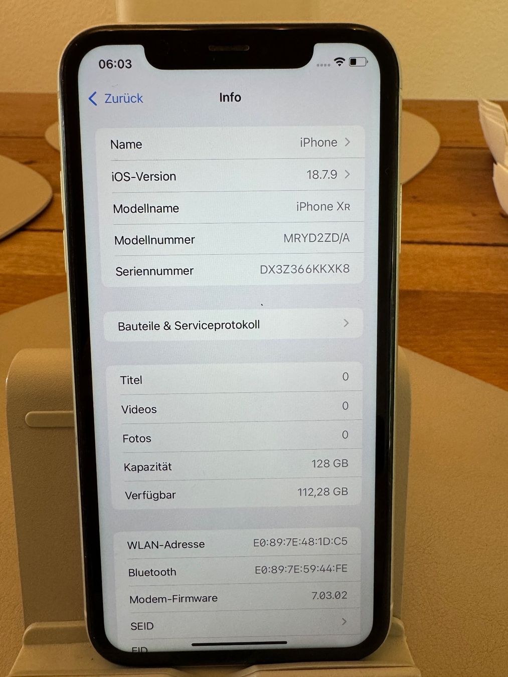Apple Handys / Smartphones: iPhone XR  128 GB – Gebraucht aus Adliswil von Busys 1