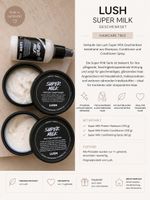 LUSH Super Milk Geschenkset – Shampoo, Conditioner & Spray