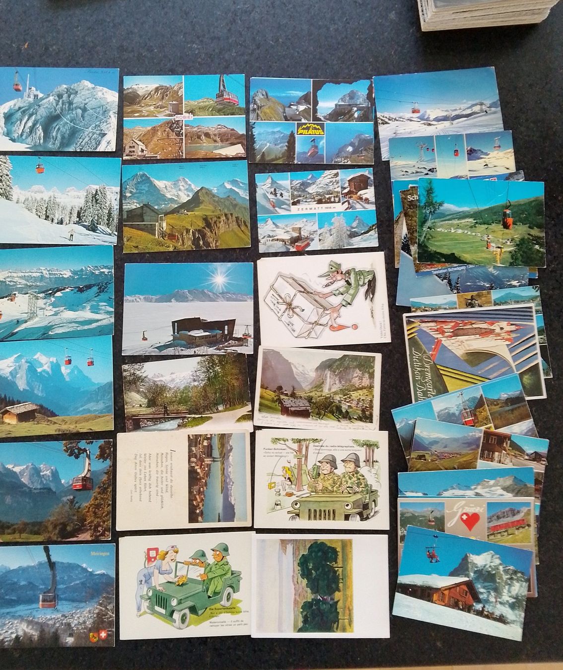 Cartoline postali: Ansichtskarten Postkarten Schweiz ca. 334 Stk. 1,44 kg. – Usato da Wohlen AG venduto da salamanderspielwaren 2