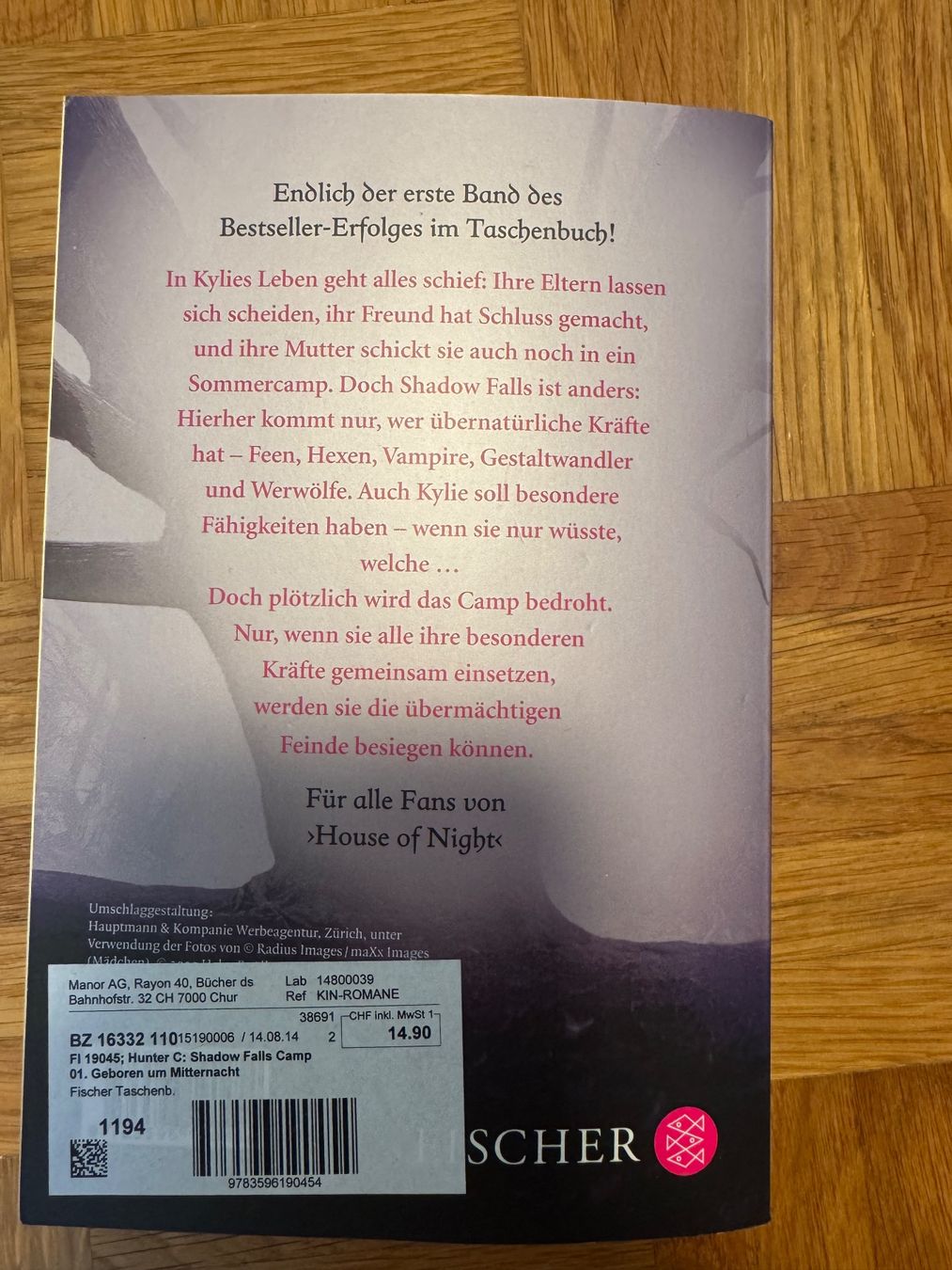 Libri: Shadow Falls Camp - Geboren um Mitternacht – Nuovo (secondo la descrizione) da Schmerikon venduto da mish98 1