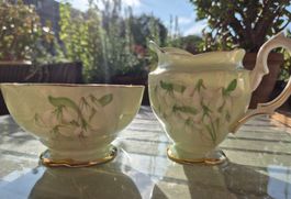 Zuckerdose und Milchkännchen, Royal Albert