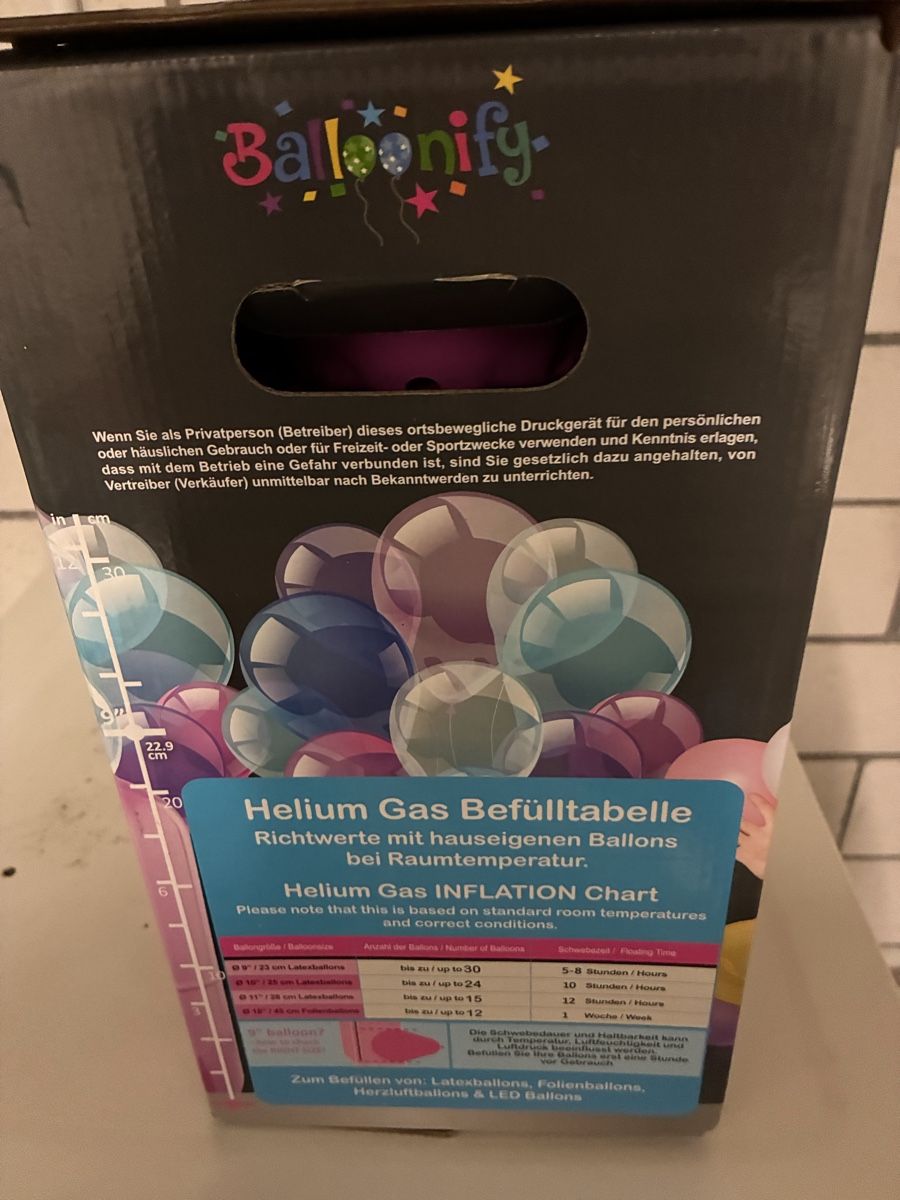 Tutte le decorazioni: Helium für Luftballons - NEU – Nuovo (secondo la descrizione) da Saland venduto da Francyherrera 1