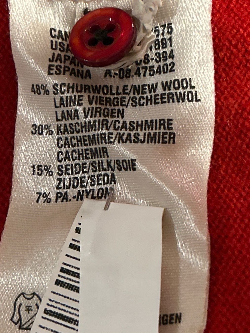 Pulls & Sweat-shirts: Kurzarm Pullover rot Schurwolle/Kaschmir/Seide Gr. 34 – D'occasion à Brunnen par Nala2929 8