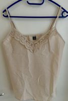 Sommerliches Shein Top mit Spitze, Beige, Grösse M