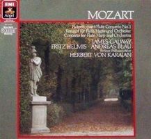 MOZART Concerto for flute harp & orchestra KARAJAN Vinyle LP