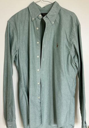 Polo Ralph Lauren Herrenhemd Gr. L Slim Fit grün