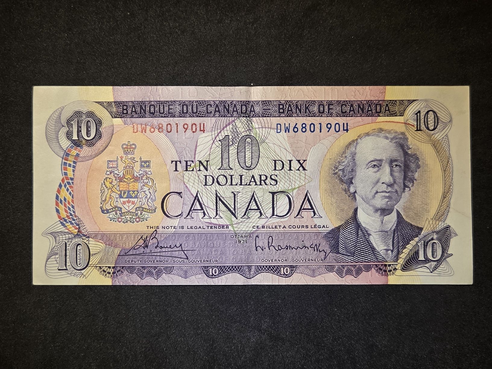 Banconote: 10 Dollars - Kanada - Ottawa 1971 – Usato da Geroldswil venduto da Antica01