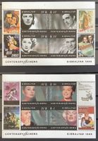 1995 Gibraltar- 100 Jahre Kino - Cinema Block - 23-24 **