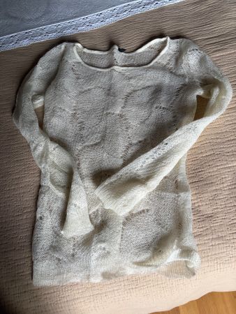 Benetton Mohair Mix Cloud Top