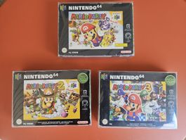 Mario Party 1,2 & 3 - Nintendo 64 - schöner Zustand!