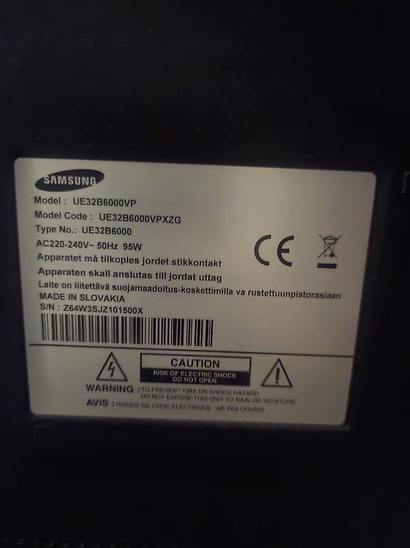 Appareils TV: Televisore Samsung  – D'occasion à Bellinzona par cat_fnx5 1