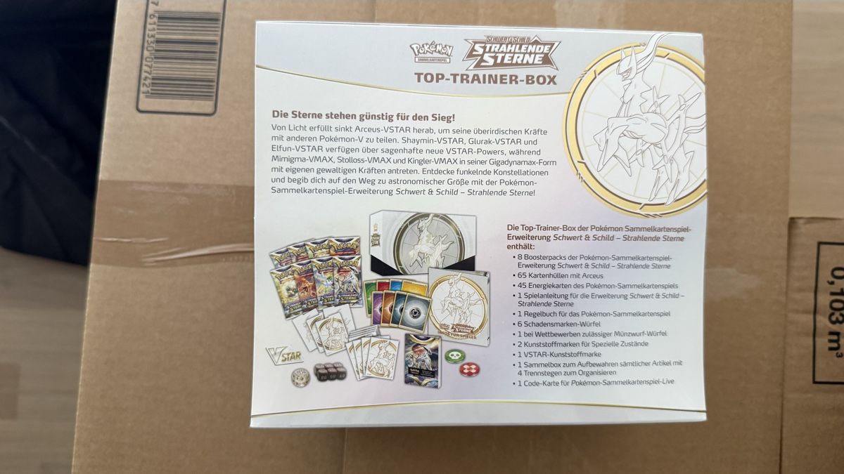 Pokémon Sammelbilder & Trading cards: Pokémon Strahlende Sterne ETB – Neu und originalverpackt aus Sulgen von WhiskersAway 2
