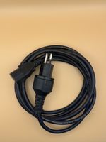 Netzkabel Kaltgerätestecker schwarz gebraucht 1.5 Meter