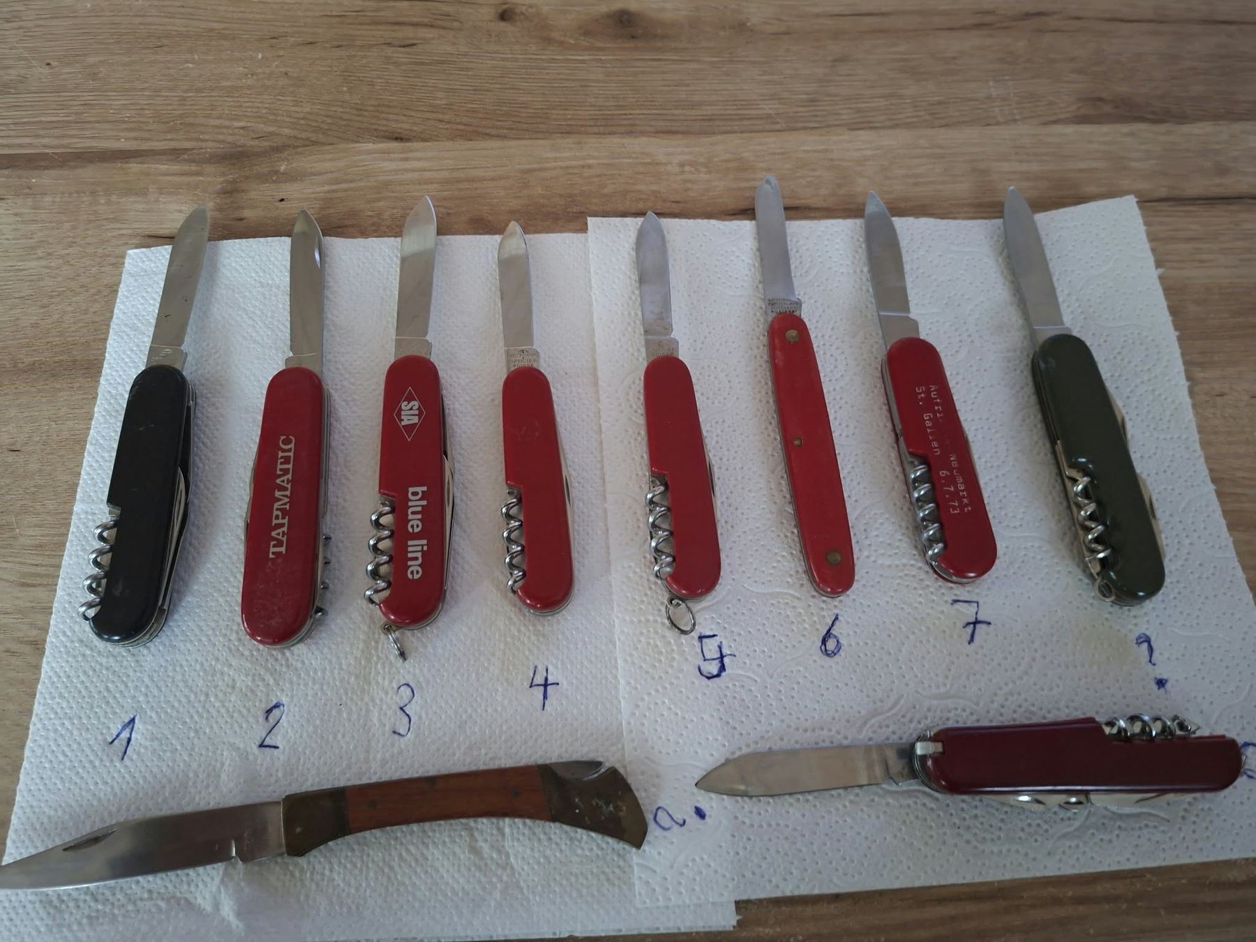 Taschenmesser: 10 Sackmesser gebraucht – Gebraucht aus Rheineck von Julius_caesar 1