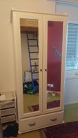 IKEA Kleiderschrank mit Spiegeltüren weiss