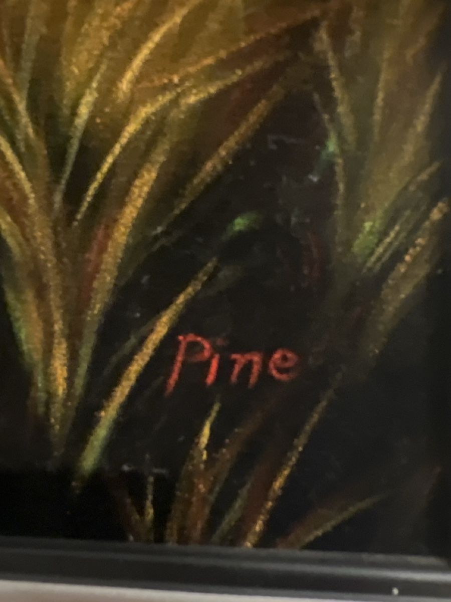 Tableaux: Gemälde Löwenherde mit Rahmen von Pine  – D'occasion à Uznach par Apuutze 4