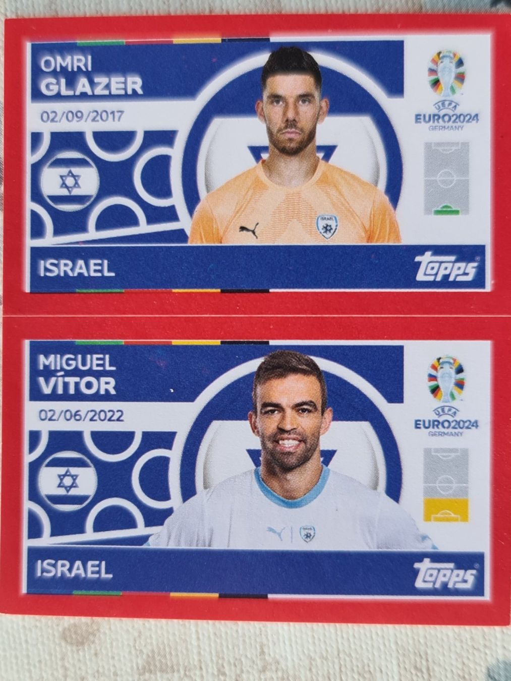 Topps Sammelbilder & Trading cards: Topps EURO2024 ISR 2 ISR 3 – Neu und originalverpackt aus Dintikon von Prime-shop
