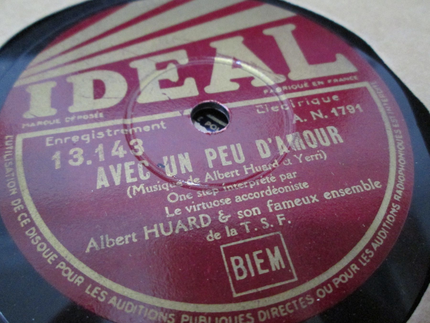 Schallplatten: DISQUES 78 TOURS – Gebraucht aus Lausanne von Leag 4