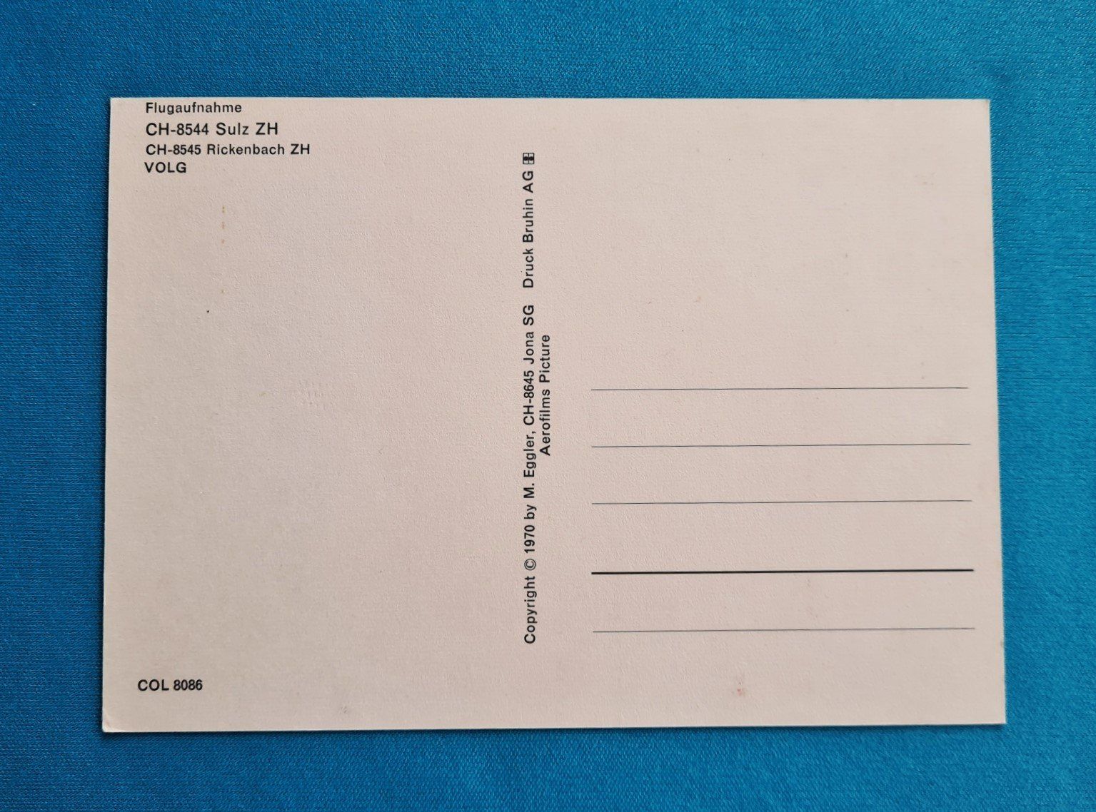 Cartoline postali: Ansichtskarte Sulz / Rickenbach ZH – Nuovo (secondo la descrizione) da Saland venduto da V-Tour 1