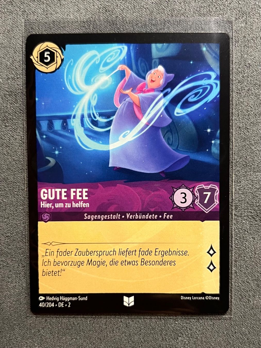 Disney Carte collezionabili: Gute Fee DE 40 Disney Lorcana Cinderella Aschenputtel – Nuovo (secondo la descrizione) da Rafz venduto da SaintCruz