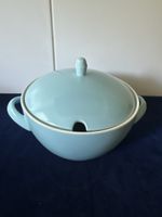 Rössler-Suppenterrine mit Deckel 1,8 Liter blau Keramik