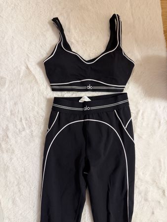 ALO YOGA Airbrush set leggings & BH NEU
