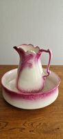 SELTENES WASCHSET ROSA "LUDWIG WESSEL BONN" UM 1880-1900