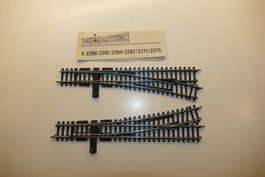 Märklin H0: K-Gleis Handweichenpaar 2271