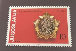 Jugoslawien 1985 Ordnung der nationalen Befreiung