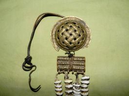 Ancienne parure de vêtement du Tibet