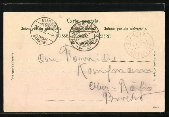 Cartoline postali: AK Wallenstadt, Kasernen, 1906 – Usato da Berlin venduto da bartko-reher 1