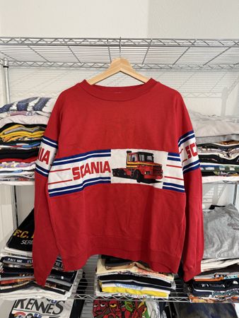 90’s Vintage Scania Trucker Crewneck Size L Pulli