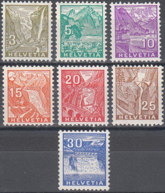 Tous les timbres: SBK 194 - 200 postfrisch – D'occasion à Bürglen TG par StampGraf