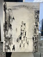 Harold Tremblay - "People Walking" - Huile sur Toile🎨🖼️