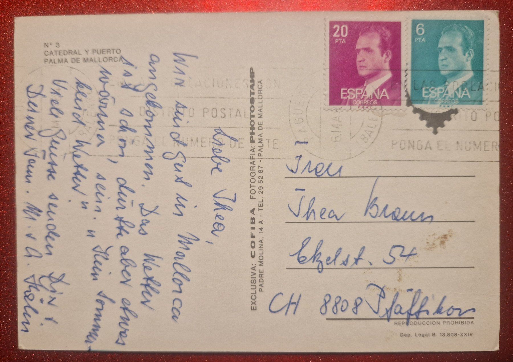 Cartoline postali: Palma de Mallorca - Hafen 1976 – Usato da Melchnau venduto da Arthurius 1
