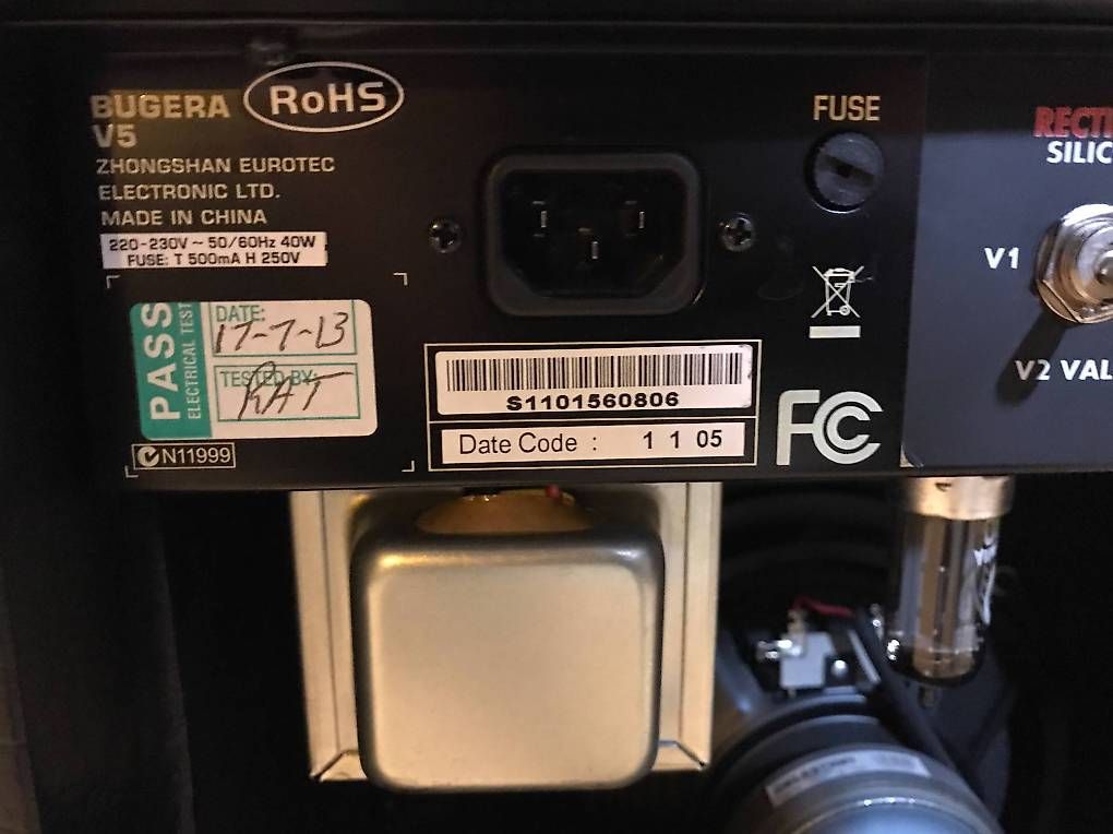 Amplificatori: Ampli guitare à tubes Bugera RAT – Usato da Neuchâtel venduto da angelogiostra 2