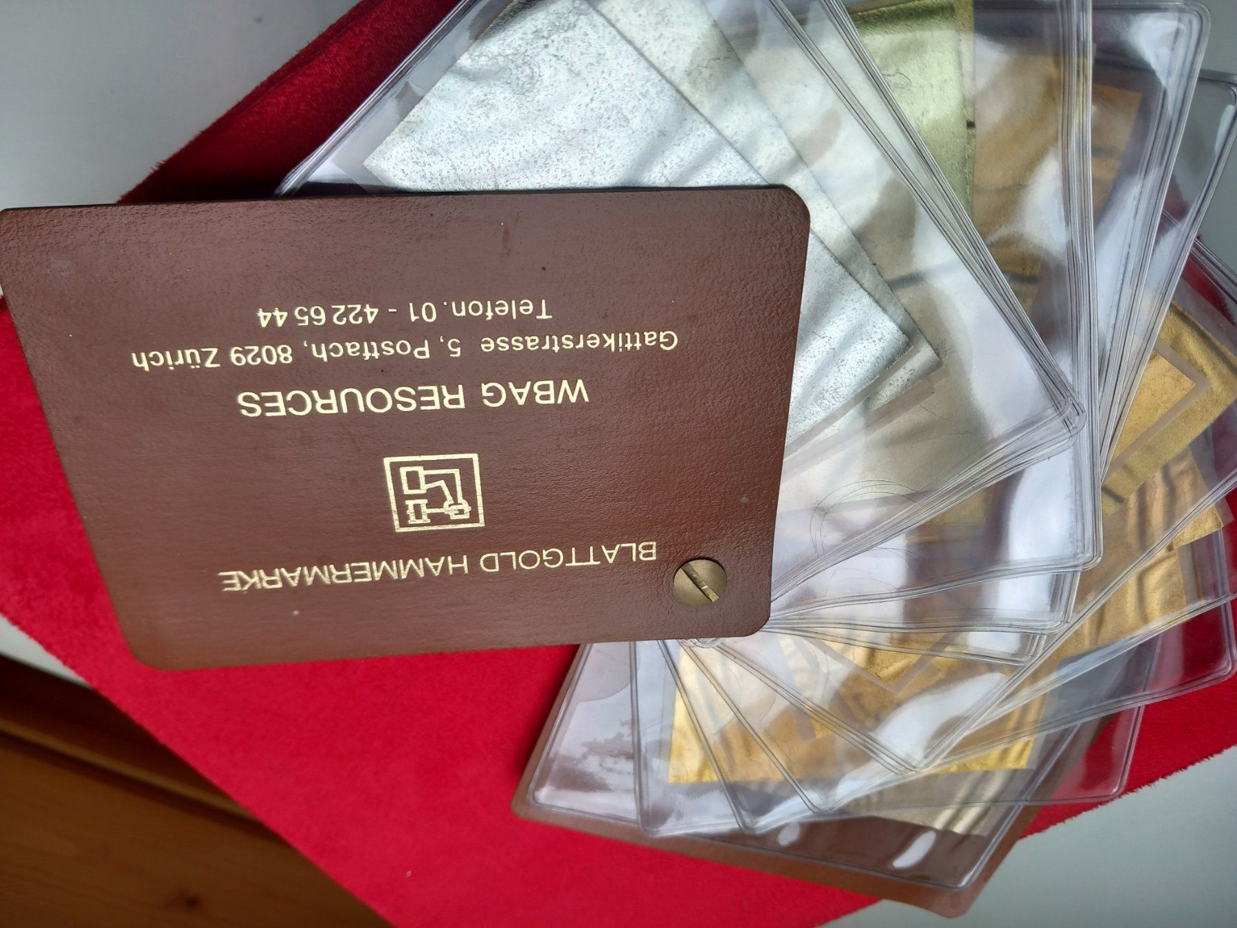 Metalli preziosi: Blattgold für Restaurator – Nuovo (secondo la descrizione) da Huttwil venduto da suiprerrib