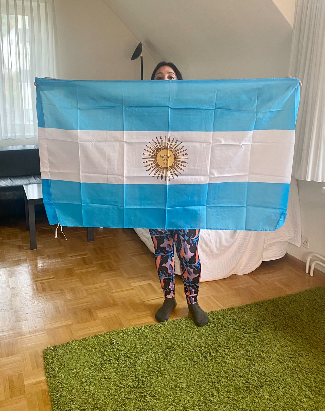 Bandiere: Argentinische Flaggen copa America – Nuovo e nell'imballaggio originale da Basel venduto da Naimid_telares 1