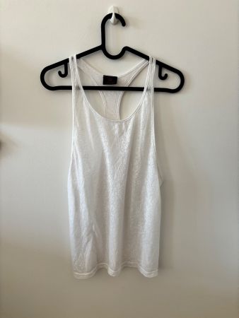 Débardeur top de sport blanc Taille S